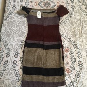 Off the shoulder tight fitted dress